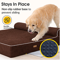 ELEVATE Orthopedic Memory Foam Headrest Dog Bed