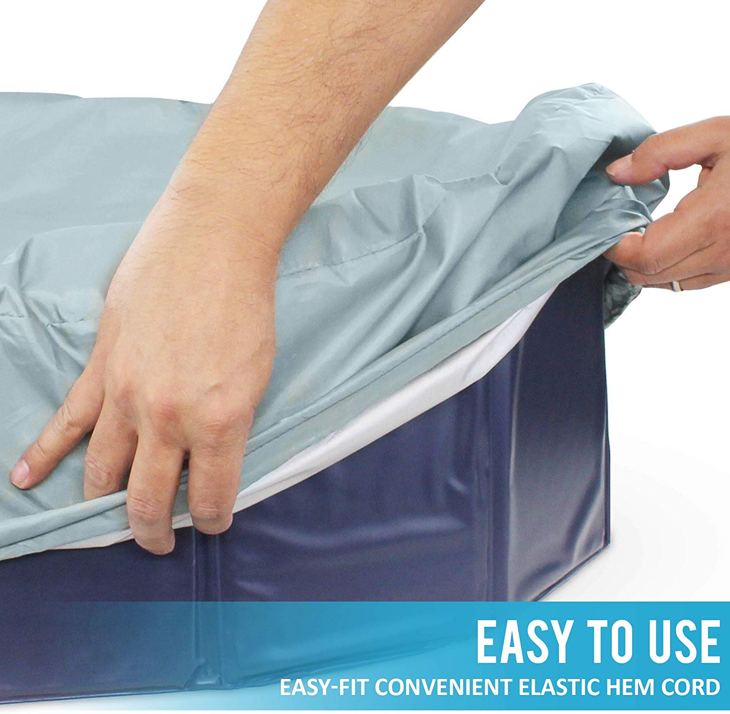 Cover for Foldable Pet Pool Collapsible Tub