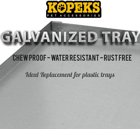 Heavy Duty Multipurpose Galvanized Metal Tray