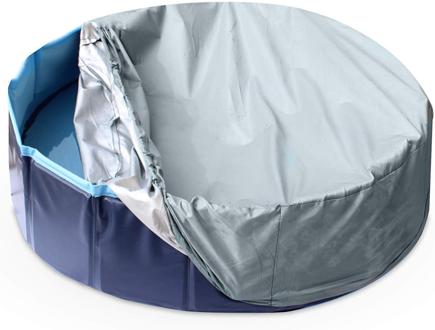 Cover for Foldable Pet Pool Collapsible Tub