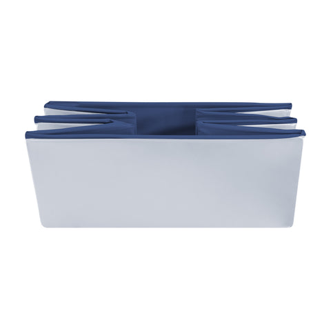 Outdoor Square Swimming Pool Bathing Tub - Portable Foldable - Large - Grey