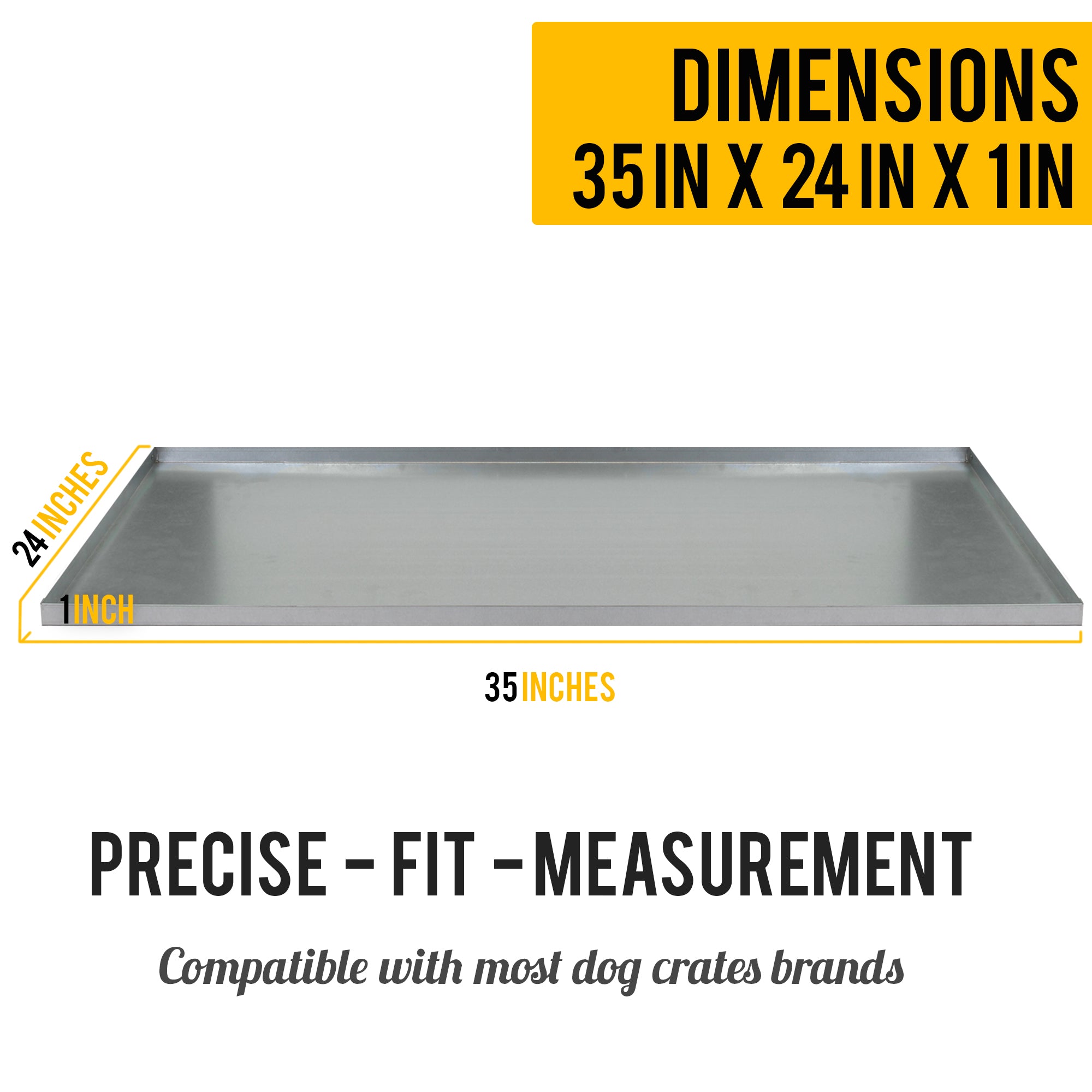 Heavy Duty Multipurpose Galvanized Metal Tray