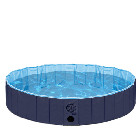 Pet Pool Outdoor Swimming Pool Bathing Tub Navy Size Large